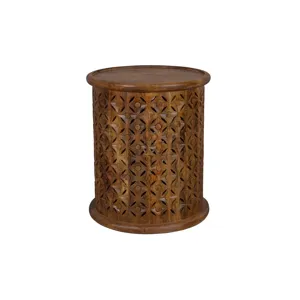 Global Archive Decker Small Drum Table