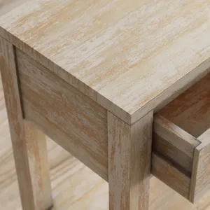 Reynolds Rustic Global Solid Wood 24\" Accent Table