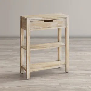 Reynolds Rustic Global Solid Wood 24\" Accent Table