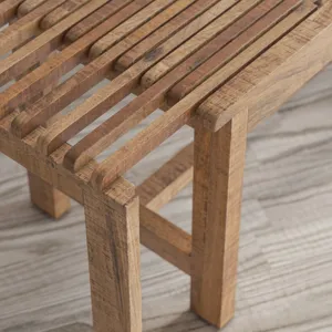 Bradford Modern Extendable Solid Mango Hardwood Bench