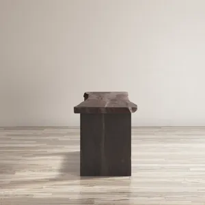 Cooper Modern Live Edge 52\" Solid Wood Storage Bench