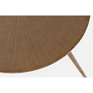 Modern Minimalist Solid Metal Round End Table Set Nesting Accent Tables In Black, Gold, And Copper F