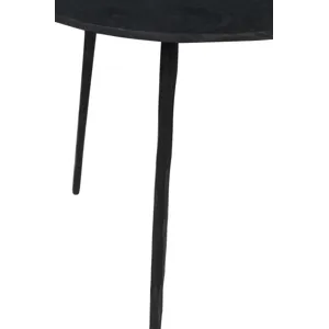 Reeves Abstract Contemporary Solid Acacia Wood Nesting End Tables(Set Of 3)