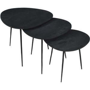 Reeves Nesting Table - Set of 3 - Black