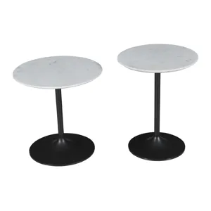 Camille Nesting Table - Set of 2 - Gunmetal
