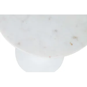 Camille Solid Marble And Iron Modern Luxury Accent Tables(Set Of 2)