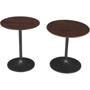 Remy Nesting Table - Set of 2 - Gunmetal Two Tone