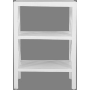 Global Archive Dylan X Side Accent Table - White