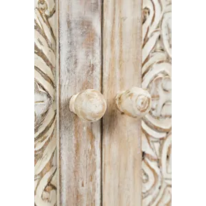 Global Archive Hand Carved 32\" Accent Chest