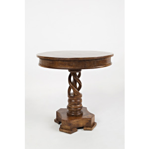 Global Archive Hand Carved Pedestal Table