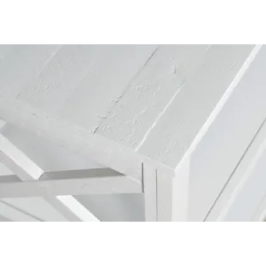 Bridgehampton X-Side Rustic Solid Wood Bookcase