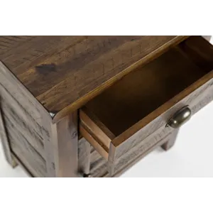 Artisan\'s Craft Rustic Farmhouse Distressed Solid Wood Accent Table