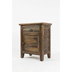 Artisan\'s Craft Rustic Farmhouse Distressed Solid Wood Accent Table