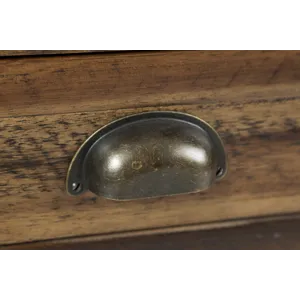 Artisan\'s Craft Rustic Farmhouse Distressed Acacia 5-Drawer Desk