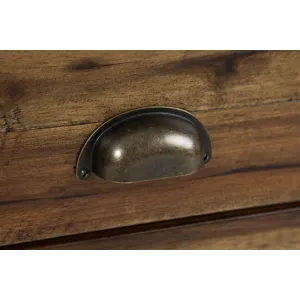 Artisan\'s Craft 60\" Rustic Farmhouse Solid Wood Distressed Media Console TV Stand