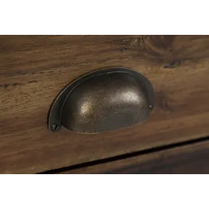 Artisan\'s Craft Rustic Farmhouse Distressed Acacia Media Console 70\"