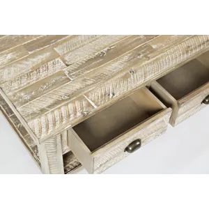 Artisan\'s Craft Rustic Farmhouse Distressed Solid Wood Coffee Table