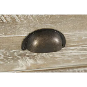 Artisan\'s Craft Rustic Farmhouse Distressed Solid Wood Accent Table