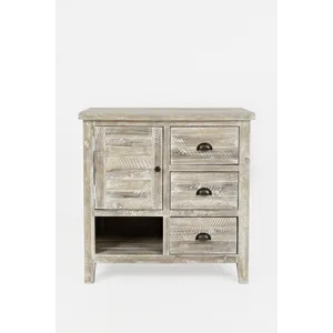 Artisan\'s Craft Rustic Farmhouse Distressed Acacia Accent Chest