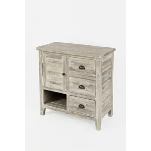 Artisan\'s Craft Rustic Farmhouse Distressed Acacia Accent Chest