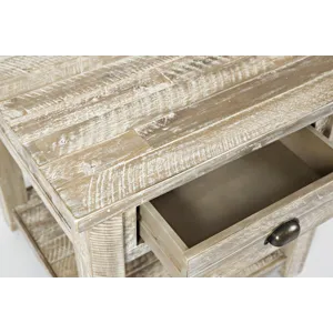 Artisan\'s Craft Rustic Farmhouse Distressed Solid Wood End Table