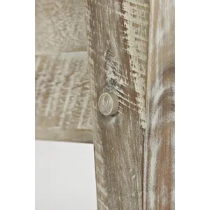 Artisan\'s Craft 42\" Rustic Farmhouse Distressed Solid Wood Storage Bench