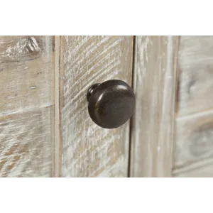 Artisan\'s Craft 50\" Rustic Farmhouse Solid Wood Distressed Media Console TV Stand