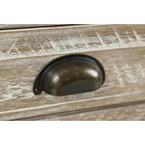 Artisan\'s Craft 60\" Rustic Farmhouse Solid Wood Distressed Media Console TV Stand