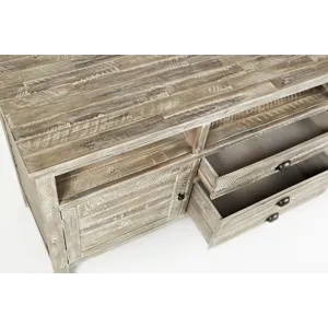 Artisan\'s Craft Rustic Farmhouse Distressed Acacia Media Console 70\"