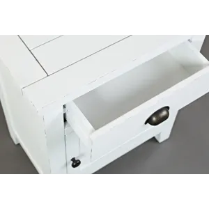 Artisan\'s Craft Rustic Farmhouse Distressed Solid Wood Accent Table