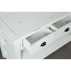 Artisan\'s Craft Rustic Farmhouse Distressed Solid Wood 50\" Sofa Table