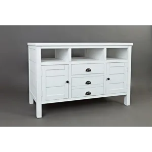 Artisan's Craft 50" Media Console - Weathered White