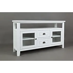 Artisan's Craft Storage Console - Weathered White