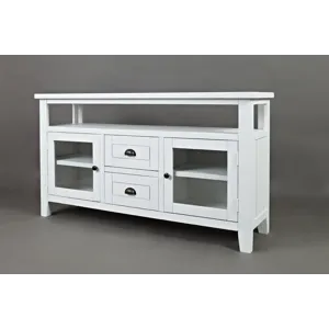 Artisan\'s Craft 70\" Rustic Farmhouse Solid Wood Distressed Media Console TV Stand