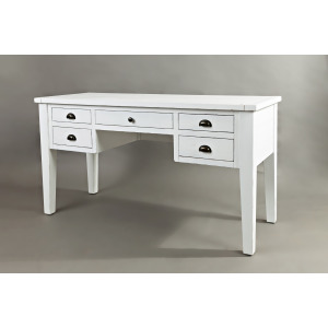 Artisan's Craft 5-Drawer Desk - Weathered White