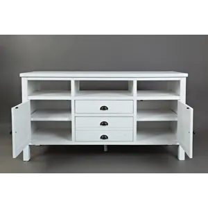 Artisan\'s Craft 60\" Rustic Farmhouse Solid Wood Distressed Media Console TV Stand