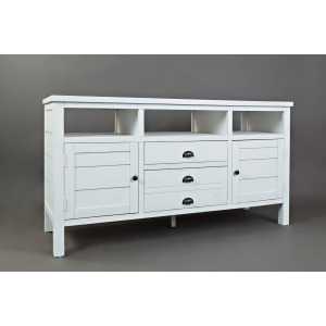 Artisan's Craft 60" Media Console - Weathered White