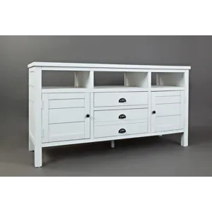 Artisan's Craft 60" Media Console - Weathered White