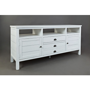 Artisan's Craft 70" Media Console - Weathered White