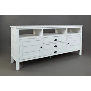 Artisan's Craft 70" Media Console - Weathered White