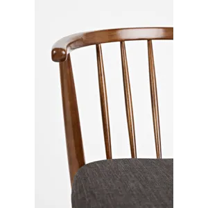 Copenhagen 44\" Round Mid-Century Modern Five-Piece Dining Set