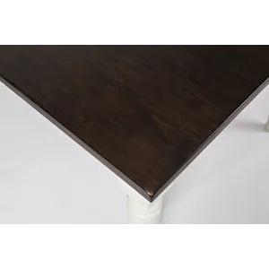 Orchard Park Solid Rubberwood 60\" Eight-Piece Farmhouse Counter Height Dining Set With Bench