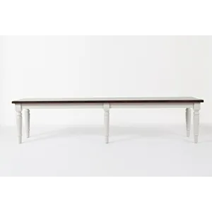 Orchard Park Farmhouse Solid Rubberwood 76\" Bench