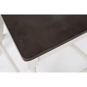 Orchard Park Farmhouse Solid Rubberwood Slatback Counter Height Stool(Set Of 2)