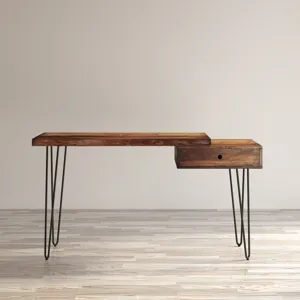 Nature\'s Edge Solid Acacia Desk With Drawer