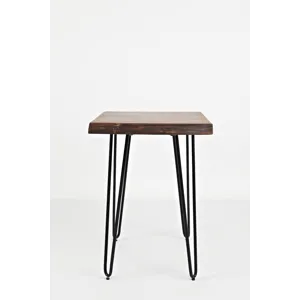 Nature\'s Edge Solid Acacia Chairside Table