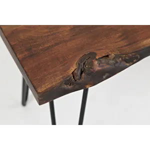 Nature\'s Edge 48\'\' Modern Solid Wood Live Edge Bench