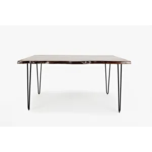 Nature\'s Edge 60\" Solid Wood Modern Live Edge Dining Table