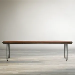 Nature\'s Edge 70\" Solid Acacia Bench