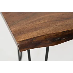 Nature\'s Edge 70\" Solid Acacia Bench